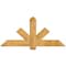 Ekena Millwork Kennewick Rough Sawn Timber Gable Bracket, Western Red Cedar, 60"W x 27"H x 2"D x 6"F, 11/12 Pitch GBW060X27X0206KEN00RWR - alternate 1